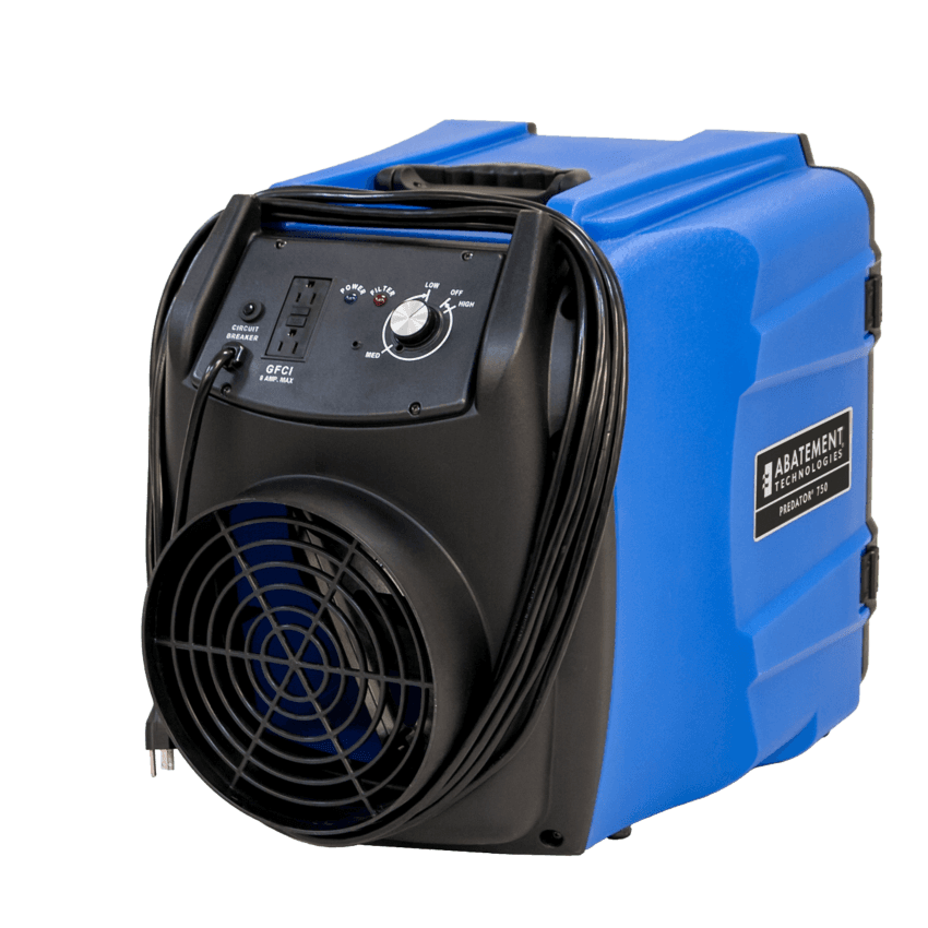Predator 750 portable air scrubber by Abatement Technologies — available for negative air scrubber rental in South Florida